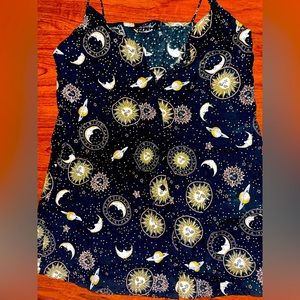 Vintage galaxy tank top